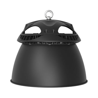 Praktyczna, stabilna lampa UFO High Bay o mocy 100 W, uniwersalna w kolorze czarnym
