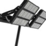Czarna praktyczna lampa DMX Flood Light IK09 Materiał ze stali nierdzewnej